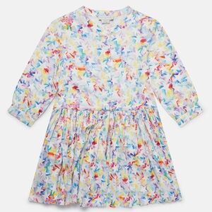 NWT Stella McCartney Girl’s Rainbow Star Outline Skater Dress 10 Years Viscose